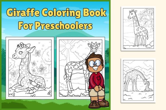 Giraffe Coloring Book for Kids Printable: A Fun and Educational Resource for Holidays and Back to School
