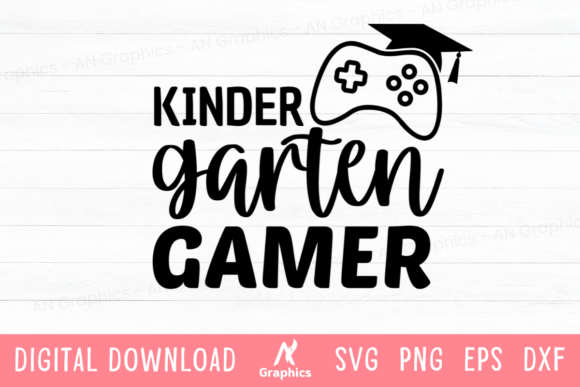 Kindergarten Gamer SVG for Creative Projects