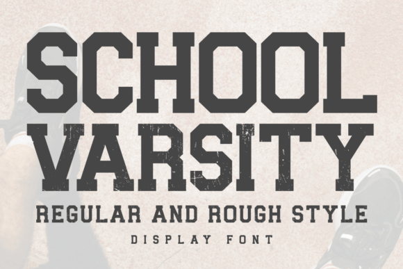 School Varsity: A Dynamic Font for Bold Design Statements