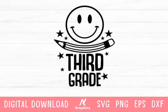 Third Grade SVG Design for Creative Projects